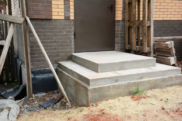 Cement Steps Construction in Salem