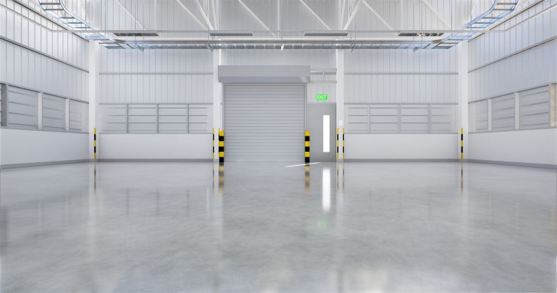 Industrial concrete flooring
